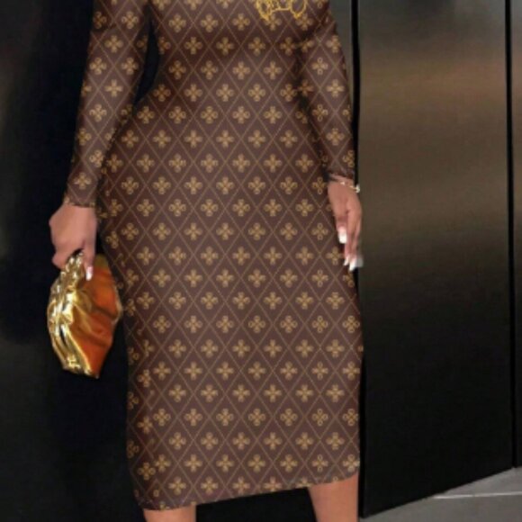 Women's Casual & Simple Bear Pattern Long Sleeve Crew Neck PLUS SIZES AVAIL - Picture 10 of 10